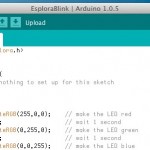 EsploraBlink Upload