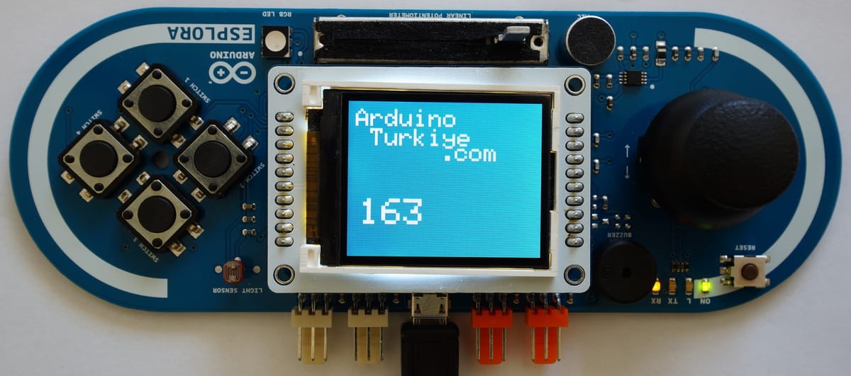 Arduino Esplora'da Otomatik LCD Döndürme