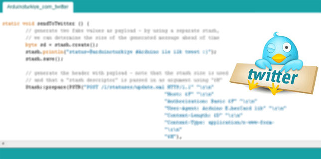 Arduino ve ENC28J60 Ethernet Modülü Uygulamaları-2: Twitter