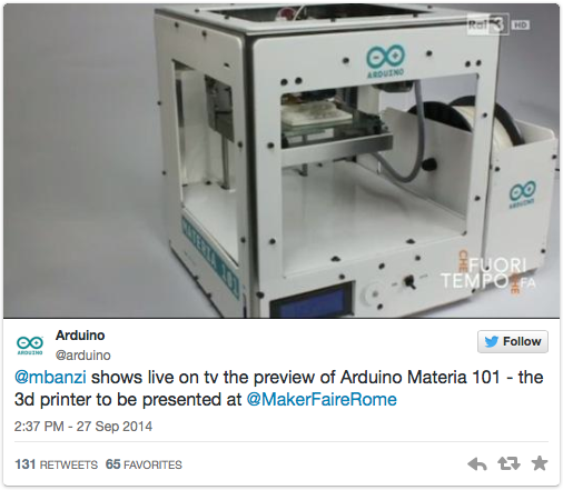 Arduino 3 Boyutlu Yazıcı Geliyor!